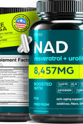 Artnaturals NAD+ 8457mg Extra Strength NMN Alternative Liposomal Urolithin A Apigenin Resveratrol 60 Caps