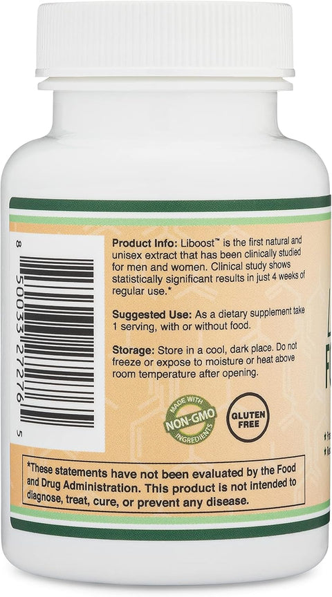 DOUBLE WOOD Liboost Libido Booster For Women (Damiana Leaf Extract) 600 mg 60 Caps (Bayanlara özel)