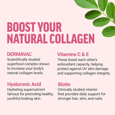 Force Factor Collagen Superfoods Women with Biotin Hyaluronic Acid and Vitamin C for Hair Skin Nails 60 Chews
