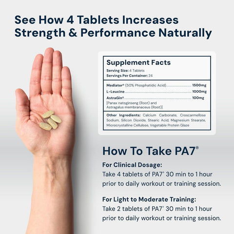 HPN PA 7 Phosphatidic Acid Muscle Builder Muscle Builder Boost mTOR Build Mass and Strength