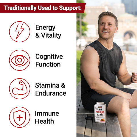 Force Factor Supreme Shilajit, Premium Himalayan Shilajit Trace Mineral Immune Health 60 Chews