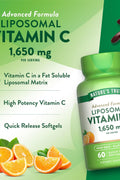 Nature's Truth Liposomal Vitamin C 1650mg 60 Softgels