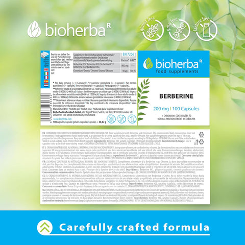 Bioherba Berberine Antioxidant(Antioksidan) 200 mg 100 caps