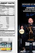 Evogen Amino K.E.M EAA & BCAA Powder Pump Amino Acids Muscle Growth Hydration 468 gr