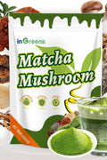 İngreens Mushroom Matcha MCT Reishi & Lion's Mane for Immune Strengthen Focus & Energy 200 gr