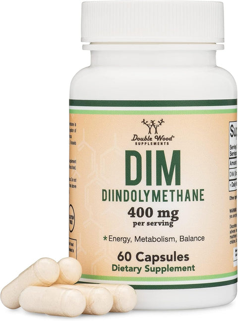 Double Wood DIM Women and Men 400mg 60 Caps
