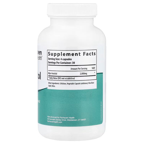 Fairhaven Health Vitamin B Myo-Inositol 2,000 mg 120 Caps