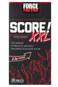 Force Factor SCORE XXL L-Citrulline Tribulus Horny Goat Black Maca Theanine 30 Tablet