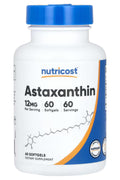 Nutricost Astaxanthin Antioxidants 12 mg 60 Softgels