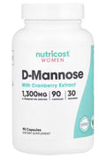 Nutricost Women D-Mannose with Cranberry Extract 90 Capsules