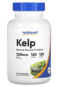 Nutricost Kelp 325 mg Source of Iodine Greens & Superfoods 120 Capsules