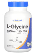 Nutricost L-Glycine 1,000 mg 120 Capsules