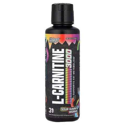 Nutrex Research L-Carnitine 3000 Sour Gummy Worms 465 ml