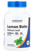Nutricost Lemon Balm Melissa Leaf 120 Capsules