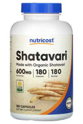Nutricost Shatavari Asparagus racemosus 600 mg 180 Capsules