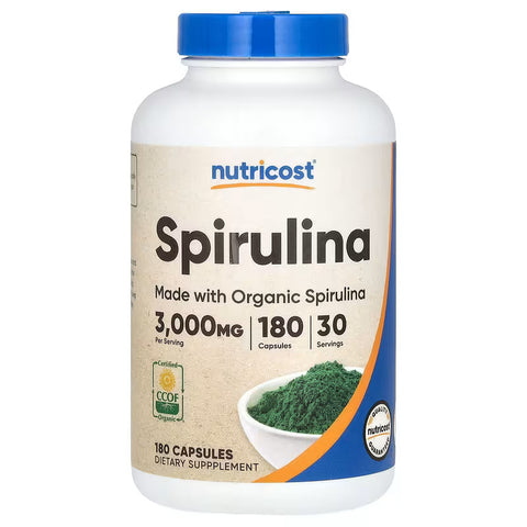 Nutricost Spirulina Greens & Superfoods 180 Capsules
