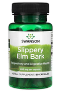 Swanson Slippery Elm Bark Digestive Health 400 mg 60 Capsules