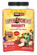 Force Factor Kids Super Chews Immunity Immune Health Apple Berry Burst 60 Soft Chews