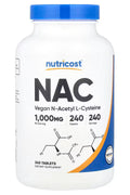 Nutricost Vegan N-Acetyl L-Cysteine NAC 1,000 mg 240 Tablet