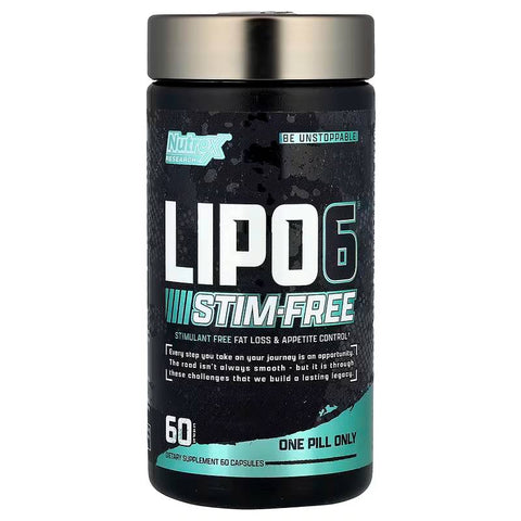 Nutrex Research Lipo6 Appetite Control & Hesperidin Stim Free 60 Caps