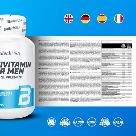 Biotech USA Multivitamin for Men - 60 tablet