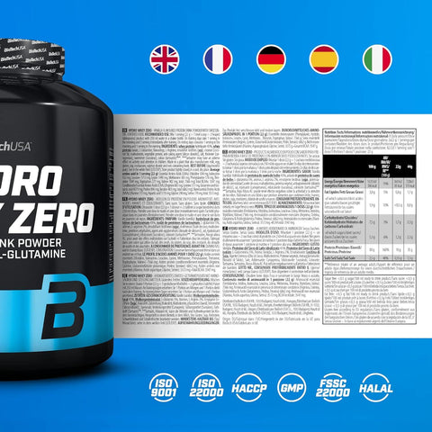 BİOTECHUSA Hydro Whey Protein Zero - 1816 g