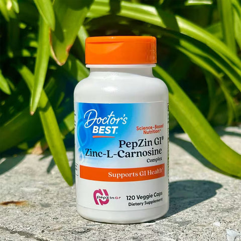 Doctor's Best PepZin GI® Zinc-L-Carnosine Digestive Complex 120 Veggie Caps