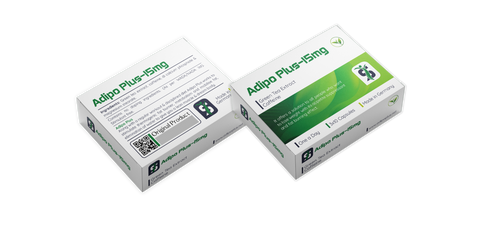 Adipo plus 15 mg (Caffeine+Green Tea Yeşil çay)  30 Caps