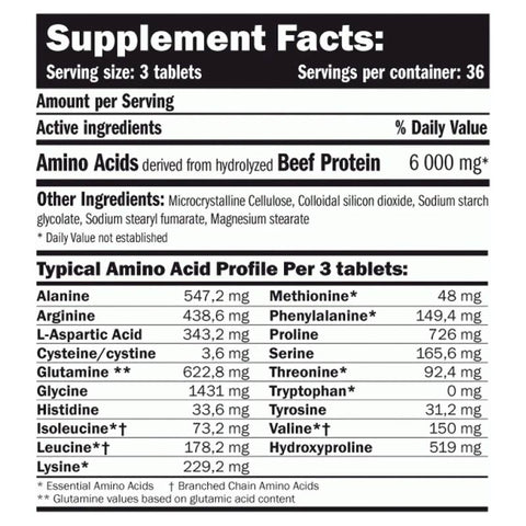 AMIX Beef Amino / 110 Tabs