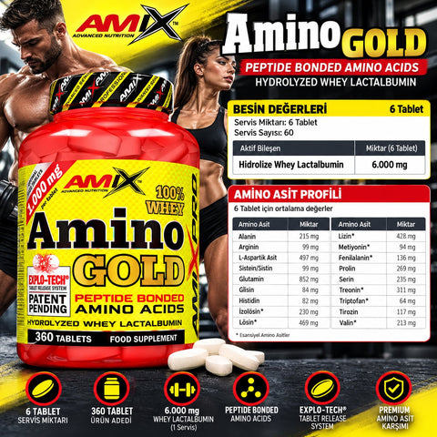 AMIX Whey Amino Gold / 360 Tablet