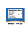 Nutricost Tart Cherry 3000 mg 240 Capsul