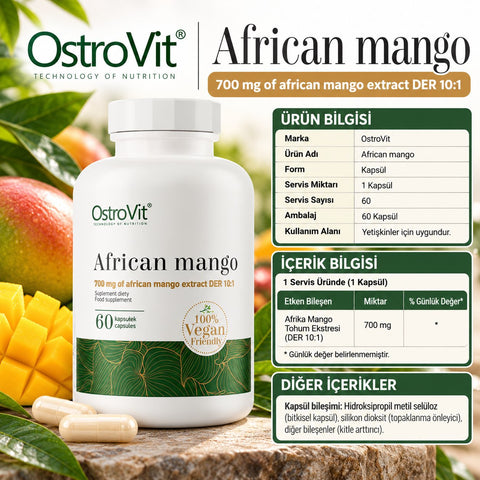 Ostrovit African Mango Appetite Control & Blood Sugar VEGE 60 capsules