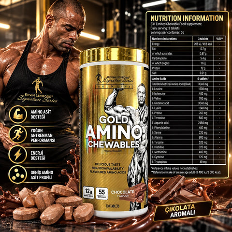 Kevin Levrone Gold Amino Chews 1 kg - 55 SERVİS