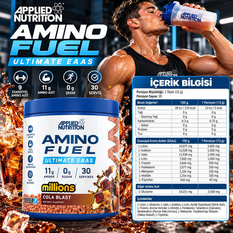 Applied Nutrition Amino Fuel Ultimate EAA Essential Amino Acids 390 gr - Cola Blast