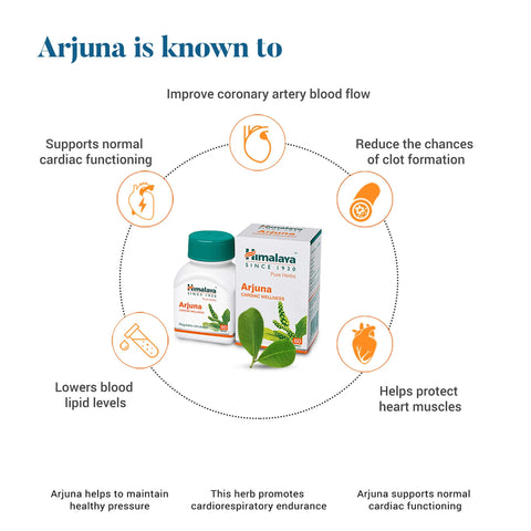Himalaya Arjuna Vascular support Antioksidan 60 Tablet