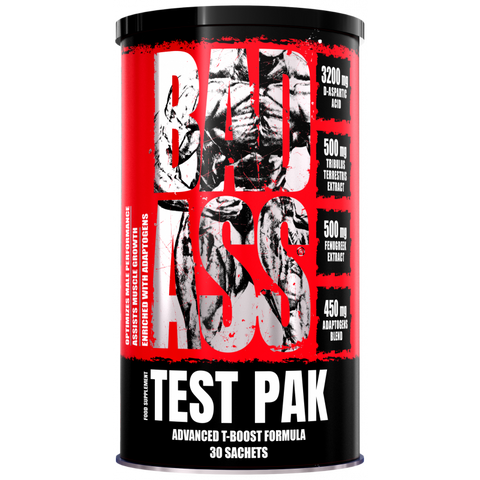Badass Test Animal Pak Daa Aspartic Acid + Maca + Tribulus + Ashwagandha 30 Paket