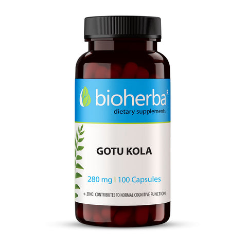 BİOHERBA GOTU KOLA 280 mg 100 capsules