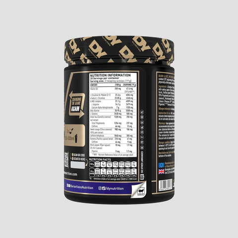 Dorian Yates Blood & Guts Preworkout 380 gr - Bubblegum