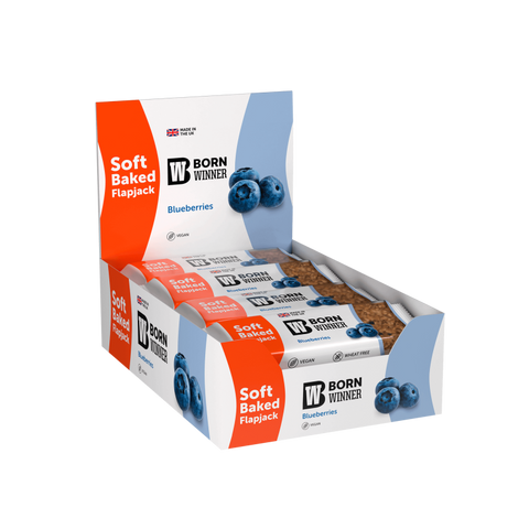 Born Winner Flapjack Yulaf Protein Bar Box 12X90