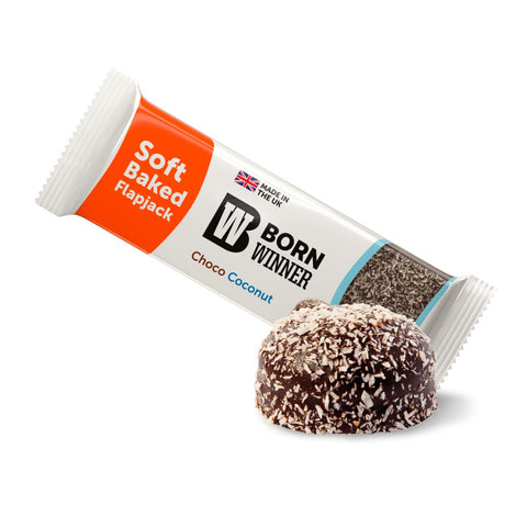 Born Winner Flapjack Yulaf Protein Bar – Chocolate and Coconut 12x100g
