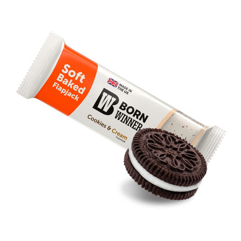 Born Winner Flapjack Yulaf Protein bar – Cookies and Cream 12x100g