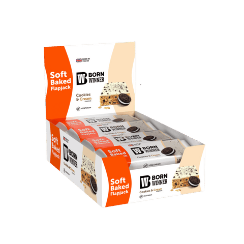 Born Winner Flapjack Yulaf Protein Bar Box 12X90