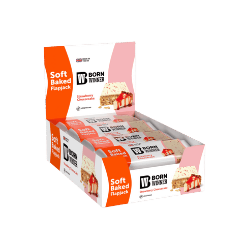 Born Winner Flapjack Yulaf Protein Bar Box 12X90