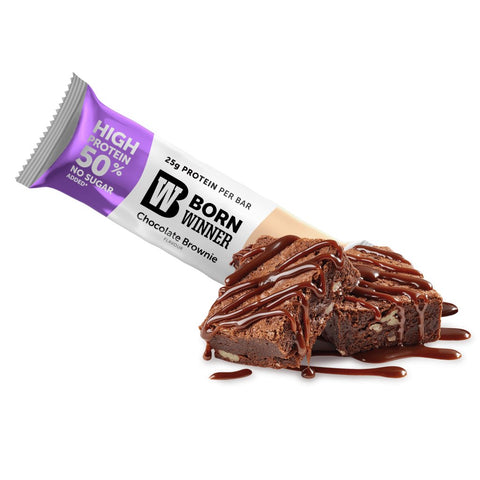 Born Winner Slim protein bar – Chocolate Brownie 12 pcs