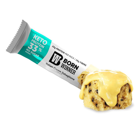 Born Winner KETO Protein bar – Italian Cream Zabaglione 12 pcs