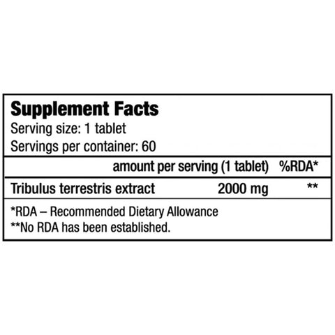 BiotechUSA Tribooster Tribulus 2000 mg 60 Tabs