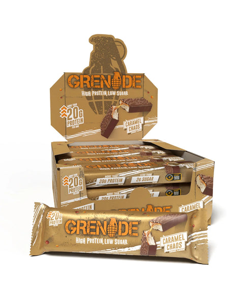 Grenade High Protein Bar 12x60g Caramel Chaos