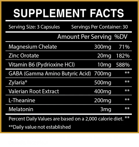 CENTURİON LABZ TRANCE Sleep support Gaba + Melatonin + L Theanine 90 Caps