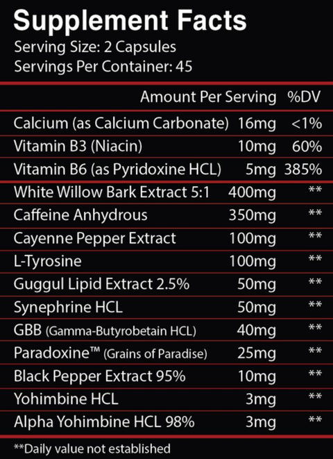 CENTURİON LABZ Legion Termojenik Fat burner +Alpha Yohimbine) 90 CAPS