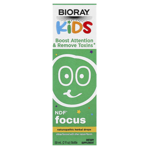 Bioray Kids NDF Focus Citrus Children's Health Brain & Cognitive 59 ml